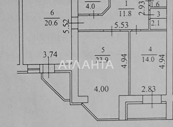 2-кімнатна квартира за адресою вул. Ломоносова (площа 81 м²) - Atlanta.ua - фото 22