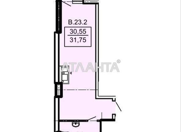 1-room apartment apartment by the address st. Topolinnyy per (area 31,8 m²) - Atlanta.ua - photo 7