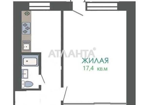 1-комнатная квартира по адресу Глушко ак. Пр. (площадь 29,7 м²) - Atlanta.ua - фото 8