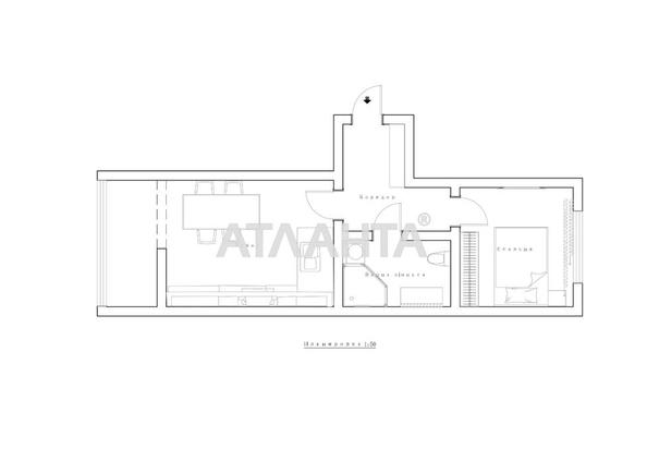 1-кімнатна квартира за адресою вул. Оптимістична (площа 40 м²) - Atlanta.ua - фото 27