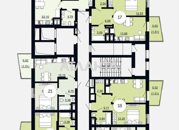 1-кімнатна квартира за адресою Щурата В. Вул. (площа 40,2 м²) - Atlanta.ua - фото 12
