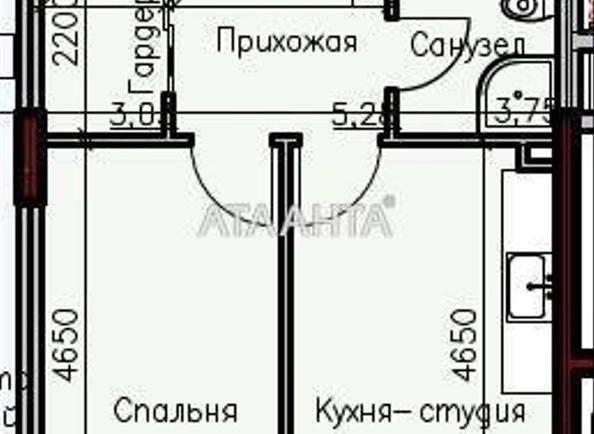 1-кімнатна квартира за адресою вул. Донського Дмитра (площа 38,4 м²) - Atlanta.ua - фото 6