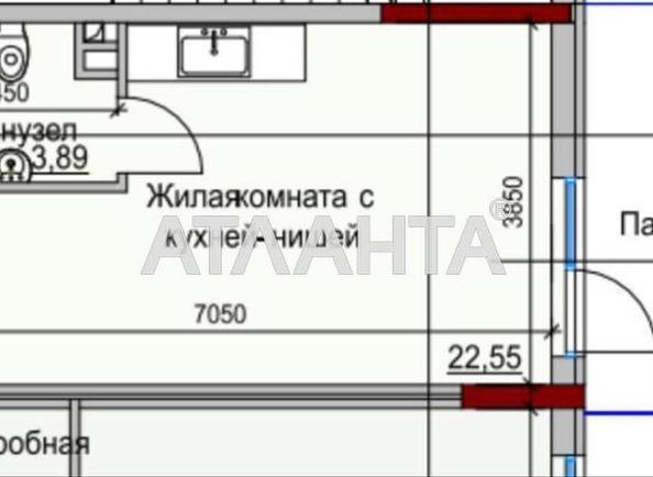 1-комнатная квартира по адресу ул. Дачная (площадь 26 м²) - Atlanta.ua