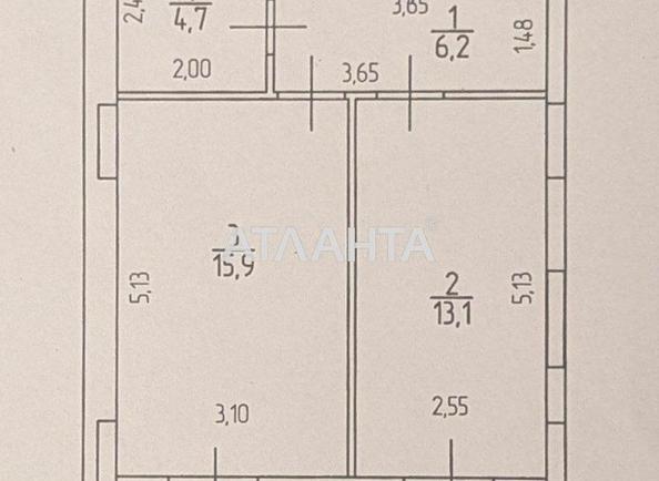 1-room apartment apartment by the address st. Dacha Kovalevskogo Amundsena (area 44 m²) - Atlanta.ua - photo 7