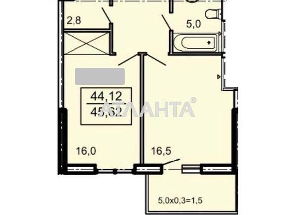 1-room apartment apartment by the address st. Topolinnyy per (area 46 m²) - Atlanta.ua - photo 31