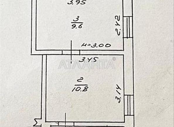 2-комнатная квартира по адресу ул. Черноморского Казачества (площадь 28 м²) - Atlanta.ua - фото 9