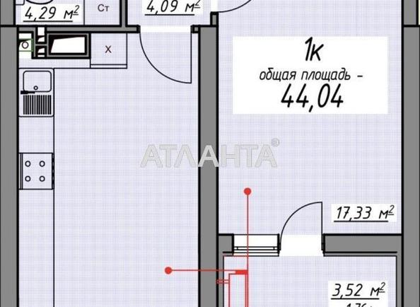 1-room apartment apartment by the address st. Kurortnyy per (area 45 m²) - photo 9 1-room apartment apartment by the address st. Kurortnyy per (area 45 m²) - Atlanta.ua - photo 9