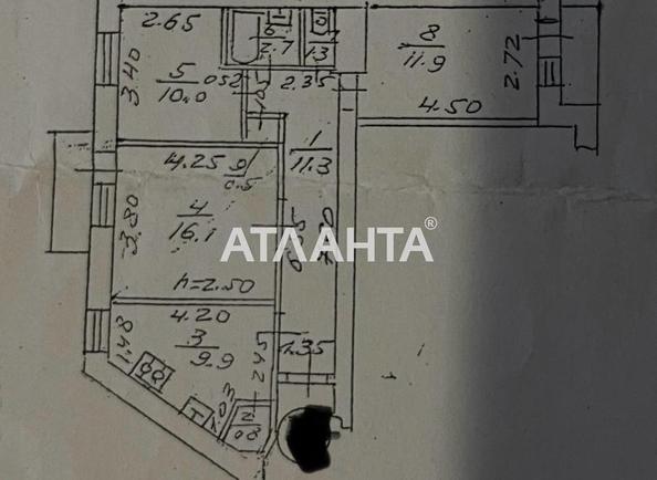 3-комнатная квартира по адресу Николаевская дор. (площадь 67 м²) - Atlanta.ua - фото 12