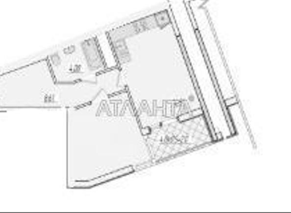 1-кімнатна квартира за адресою вул. Краснова (площа 41,5 м²) - Atlanta.ua - фото 2