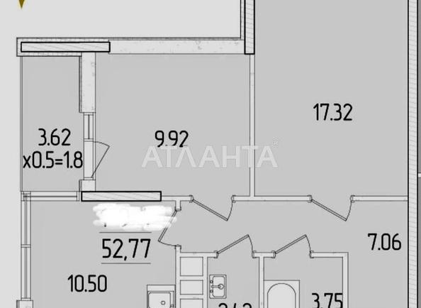 2-кімнатна квартира за адресою вул. Краснова (площа 53 м²) - Atlanta.ua - фото 2