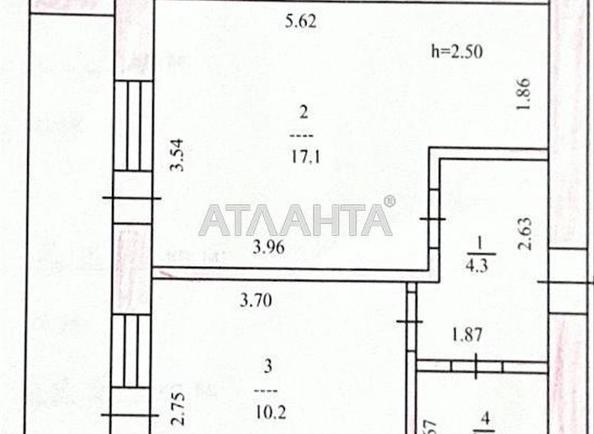 1-кімнатна квартира за адресою вул. Паркова (площа 36,9 м²) - Atlanta.ua - фото 2