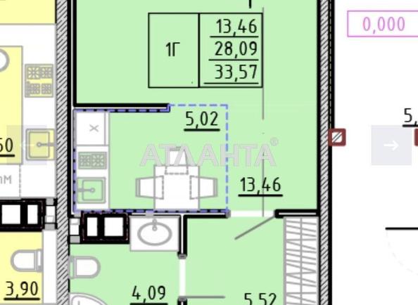 1-room apartment apartment by the address st. Franko Ivana (area 33,6 m²) - Atlanta.ua - photo 6