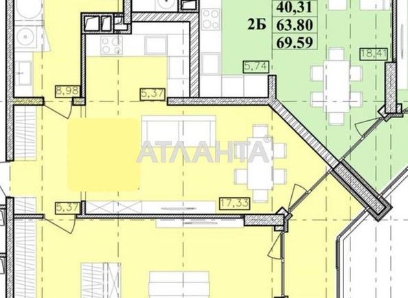 1-room apartment apartment by the address st. Franko Ivana (area 68 m²) - Atlanta.ua - photo 8