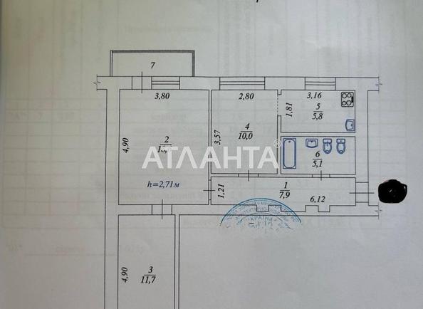 3-rooms apartment apartment by the address st. Bulvar Lesi Ukrainki (area 62 m²) - Atlanta.ua - photo 24