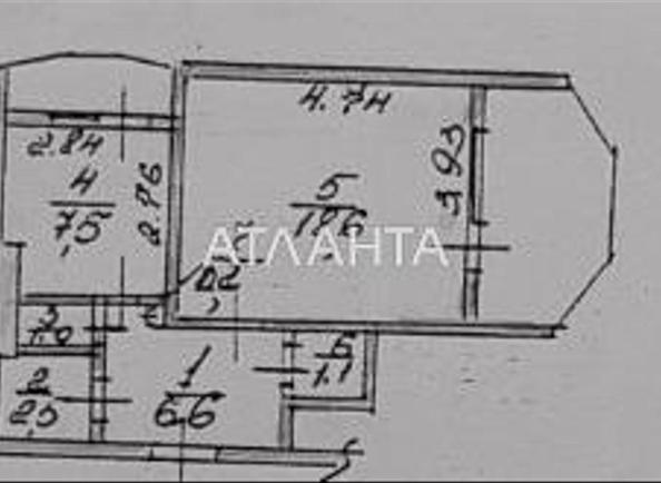 1-room apartment apartment by the address st. Parusnaya Geroev Stalingrada (area 39 m²) - Atlanta.ua - photo 2