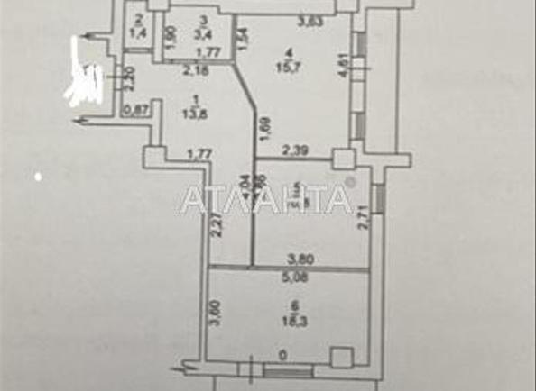 2-кімнатна квартира за адресою вул. Пішонівська (площа 70 м²) - Atlanta.ua - фото 25