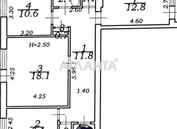 3-комнатная квартира по адресу Аркадиевский пер. (площадь 70 м²) - Atlanta.ua
