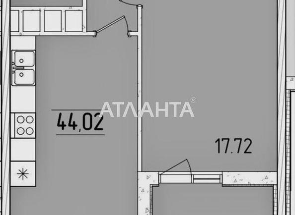 1-кімнатна квартира за адресою вул. Краснова (площа 44,0 м²) - Atlanta.ua - фото 2
