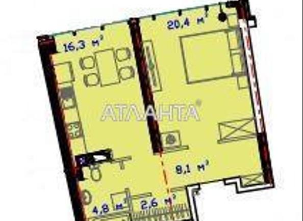 1-кімнатна квартира за адресою вул. Гоголя (площа 44 м²) - Atlanta.ua - фото 5