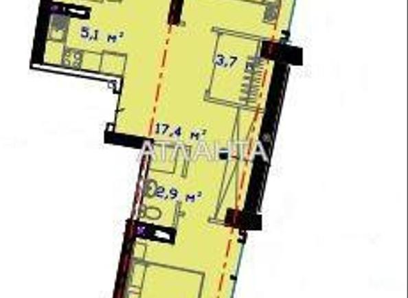 2-комнатная квартира по адресу ул. Гоголя (площадь 76,8 м²) - Atlanta.ua