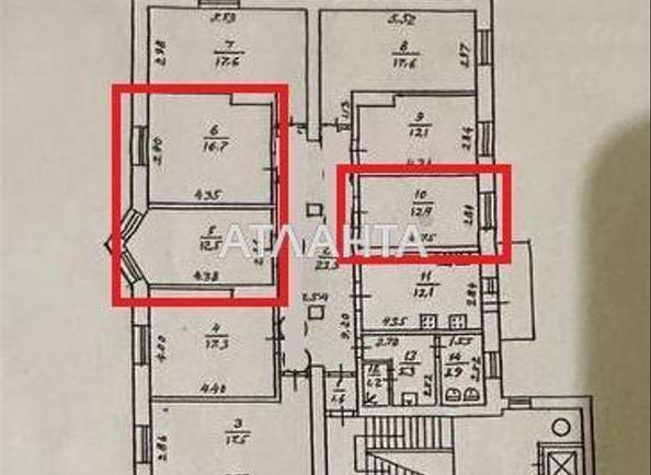 Room in dormitory apartment by the address st. Zholio kyuri (area 41,6 m²) - Atlanta.ua - photo 13