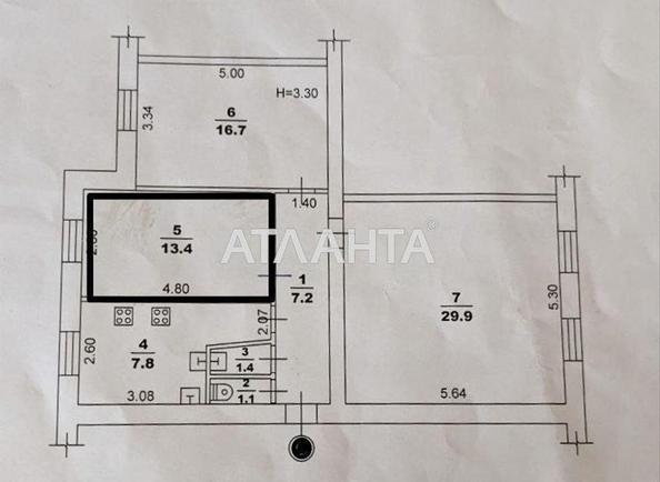 Комунальна квартира за адресою Розумівський 1-й пров. (площа 13,4 м²) - Atlanta.ua - фото 9