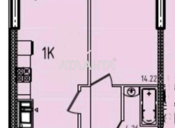 1-кімнатна квартира за адресою вул. Генуезька (площа 44,6 м²) - Atlanta.ua - фото 14