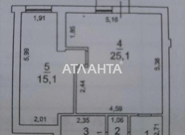 1-кімнатна квартира за адресою вул. Морська (площа 53 м²) - Atlanta.ua - фото 20
