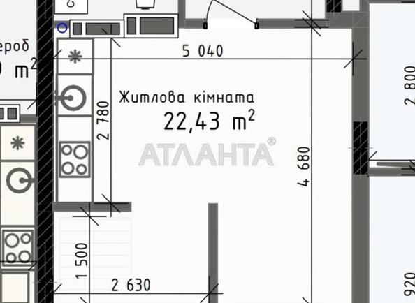 1-кімнатна квартира за адресою вул. Промислова (площа 33 м²) - Atlanta.ua - фото 2