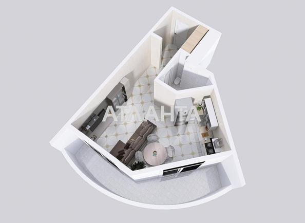 1-кімнатна квартира за адресою вул. Аркадійське плато (площа 34,7 м²) - Atlanta.ua - фото 14