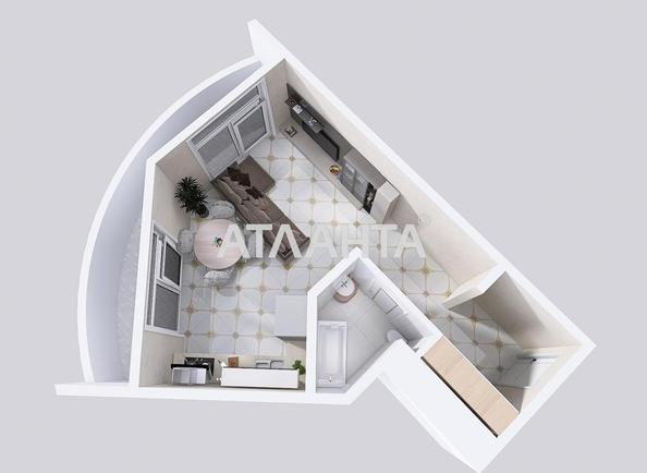 1-кімнатна квартира за адресою вул. Аркадійське плато (площа 34,7 м²) - Atlanta.ua - фото 17