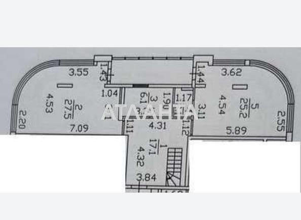Багатокімнатна квартира за адресою вул. Спортивна (площа 161 м²) - Atlanta.ua - фото 4