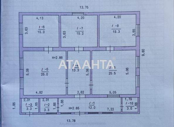 Будинок за адресою пров. Ювілейний (площа 109,3 м²) - Atlanta.ua