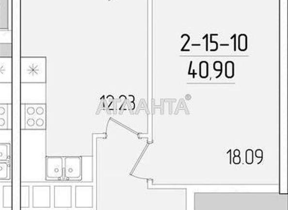 1-комнатная квартира по адресу ул. Краснова (площадь 40 м²) - Atlanta.ua - фото 7