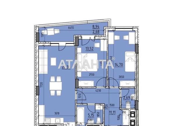 2-комнатная квартира по адресу ул. Под Голоском (площадь 82,2 м²) - Atlanta.ua - фото 2