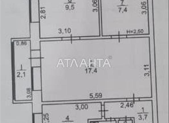 3-кімнатна квартира за адресою Небесної сотні пр. (площа 48,8 м²) - Atlanta.ua - фото 3