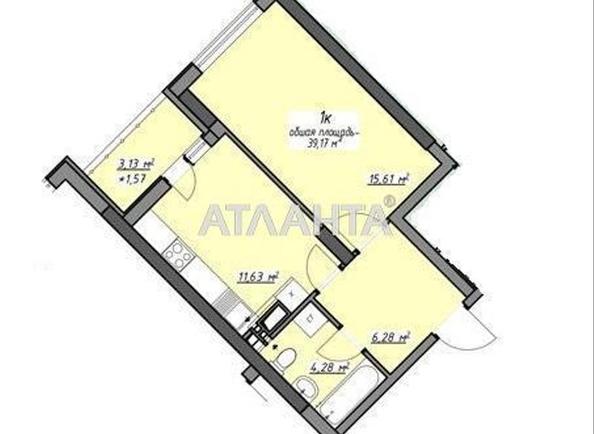 1-room apartment apartment by the address st. Glushko ak pr Dimitrova pr (area 39,2 m²) - Atlanta.ua - photo 4