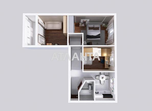 3-комнатная квартира по адресу ул. Святослава Рихтера (площадь 56,3 м²) - Atlanta.ua - фото 12