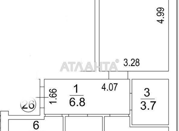 2-комнатная квартира по адресу ул. Отдыха (площадь 63,9 м²) - Atlanta.ua - фото 14