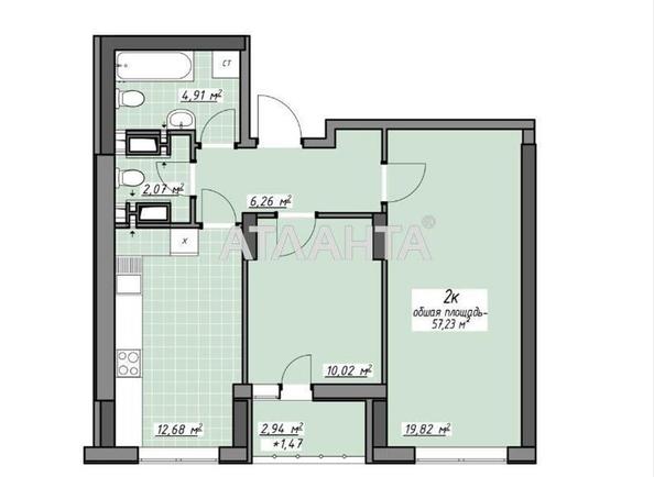 2-кімнатна квартира за адресою Глушко ак. Пр. (площа 57,2 м²) - фото 23 2-кімнатна квартира за адресою Глушко ак. Пр. (площа 57,2 м²) - Atlanta.ua - фото 23
