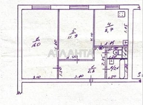 2-комнатная квартира по адресу ул. Героев обороны Одессы(Героев Сталинграда) (площадь 42 м²) - Atlanta.ua - фото 11