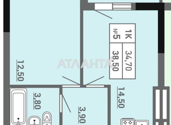 1-room apartment apartment by the address st. Pishonovskaya (area 38,5 m²) - Atlanta.ua - photo 2