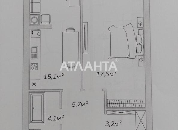 1-кімнатна квартира за адресою вул. Будівельна (площа 45,6 м²) - Atlanta.ua - фото 7
