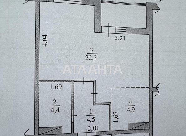 1-кімнатна квартира за адресою вул. Приміська (площа 39,6 м²) - Atlanta.ua - фото 22