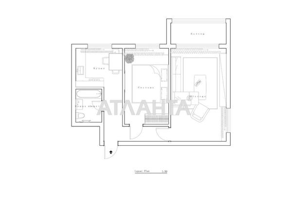 2-кімнатна квартира за адресою вул. Артилерійська (площа 43,1 м²) - Atlanta.ua - фото 18