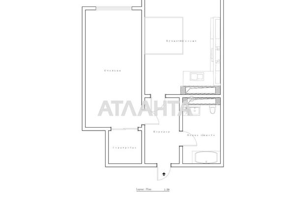 1-комнатная квартира по адресу ул. Королева ак. (площадь 50 м²) - Atlanta.ua - фото 11
