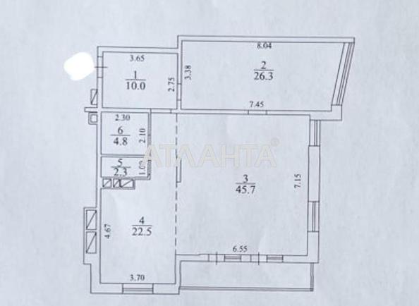 2-комнатная квартира по адресу Шевченко пр. (площадь 119 м²) - Atlanta.ua - фото 13