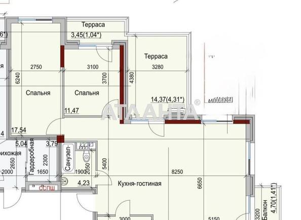 1-кімнатна квартира за адресою вул. Дачна (площа 92 м²) - Atlanta.ua - фото 10