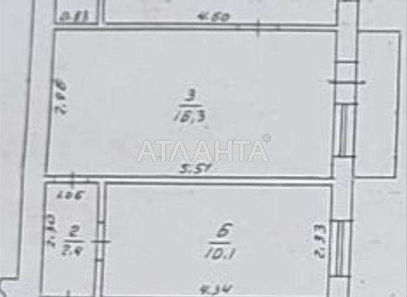 3-комнатная квартира по адресу ул. Раскидайловская (площадь 54,6 м²) - Atlanta.ua - фото 28