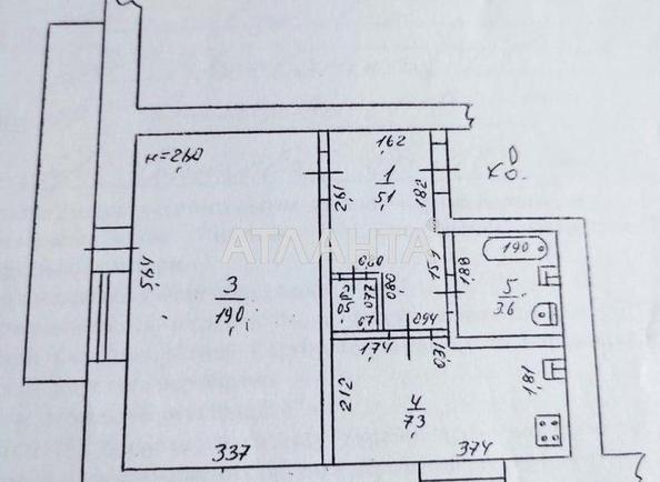 1-room apartment apartment by the address st. Skvortsova (area 37 m²) - Atlanta.ua - photo 7
